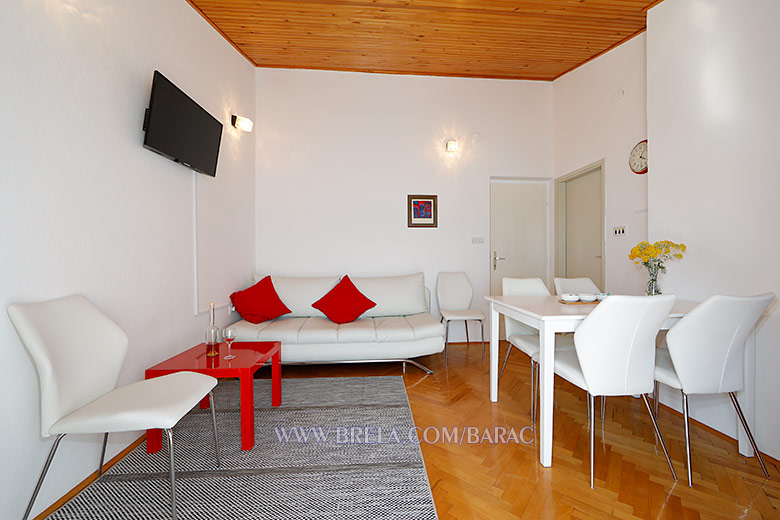 apartments Bara, Brela - living room