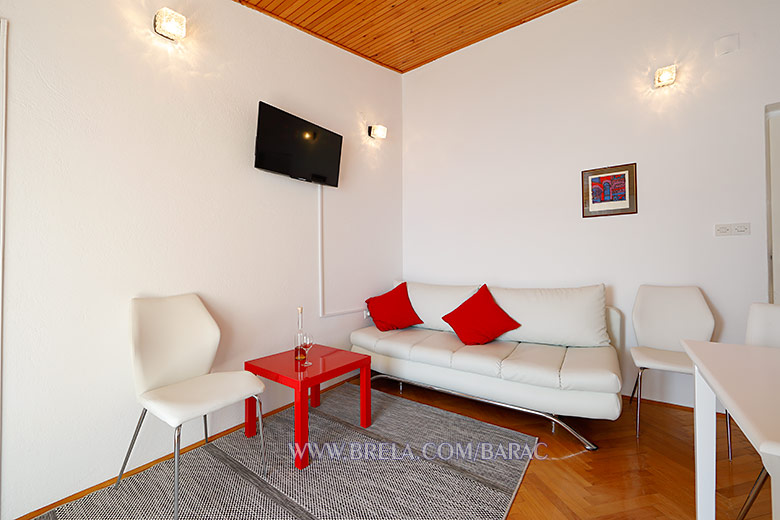 apartments Bara, Brela - living room