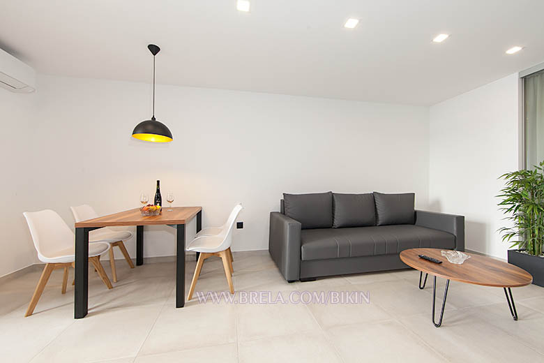 Apartments Bikin, Brela - living room