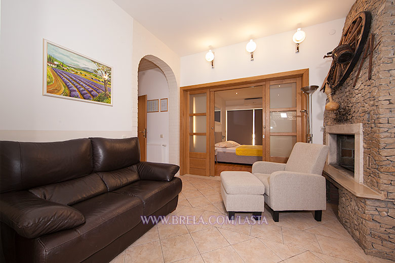 Apartment Lasta, Brela Soline - living room