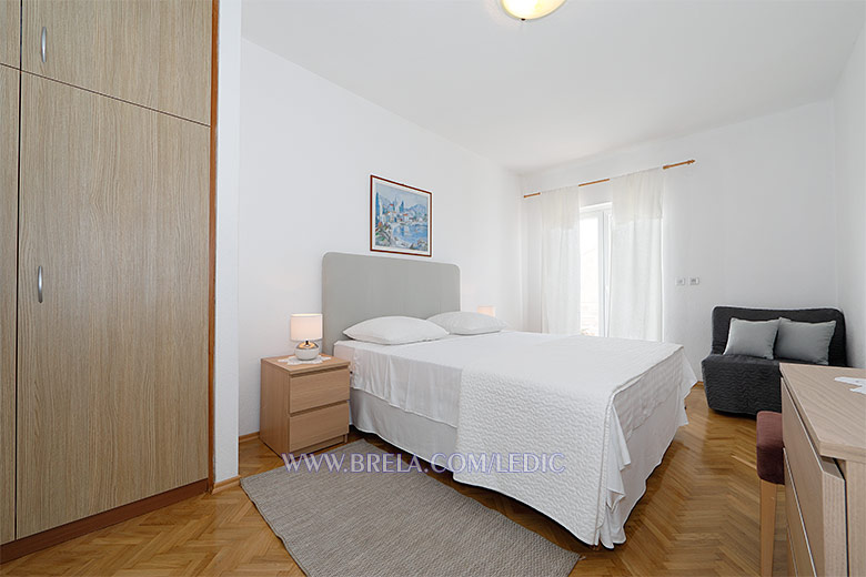 apartments Ledi, Brela - bedroom