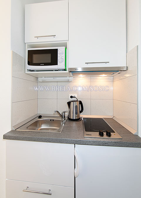 Brela Podrae, apartments Mirjana - kitchen, small but functional
