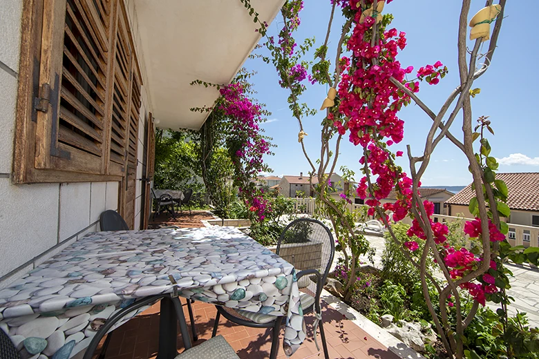 Apartments Villa Ambasador, Brela - balcony with seaview