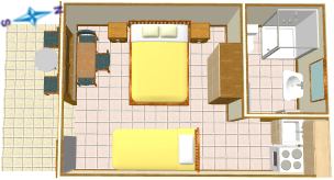 Apartments Villa Ambasador, Brela - plan