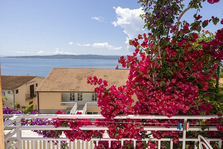 Apartments Villa Ambasador, Brela - balcony with seaview