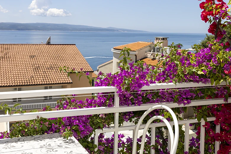 Apartments Villa Ambasador, Brela - balcony with seaview