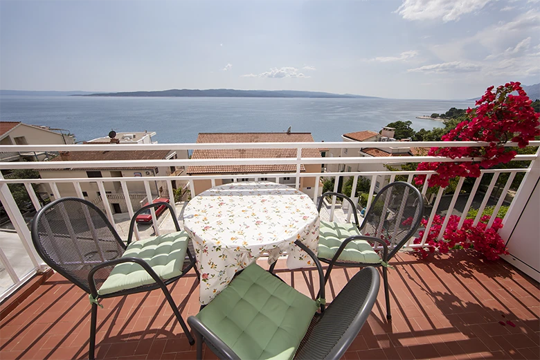 Apartments Villa Ambasador, Brela - balcony with seaview