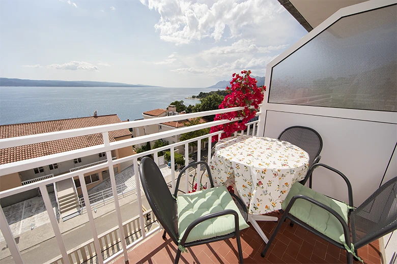 Apartments Villa Ambasador, Brela - balcony with seaview