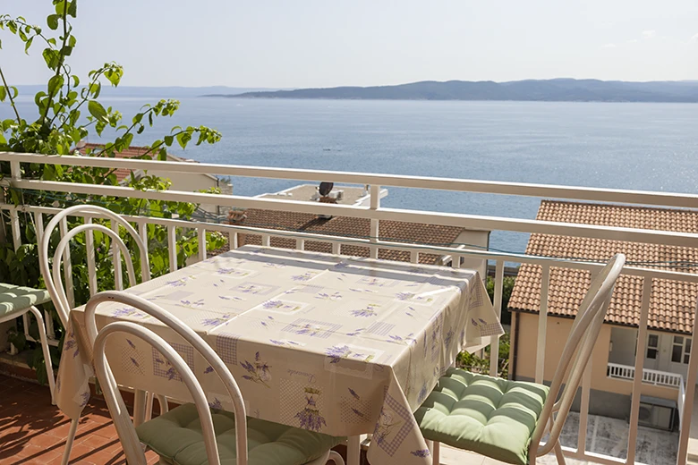 Apartments Villa Ambasador, Brela - balcony with seaview