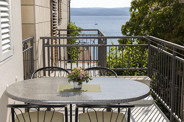 Apartments Villa Ambasador, Brela - balcony with seaview