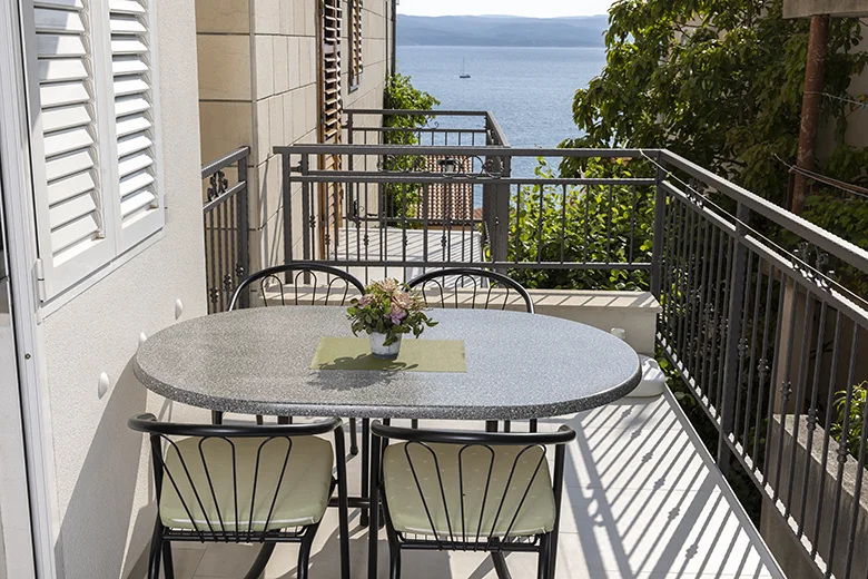 Apartments Villa Ambasador, Brela - balcony with seaview