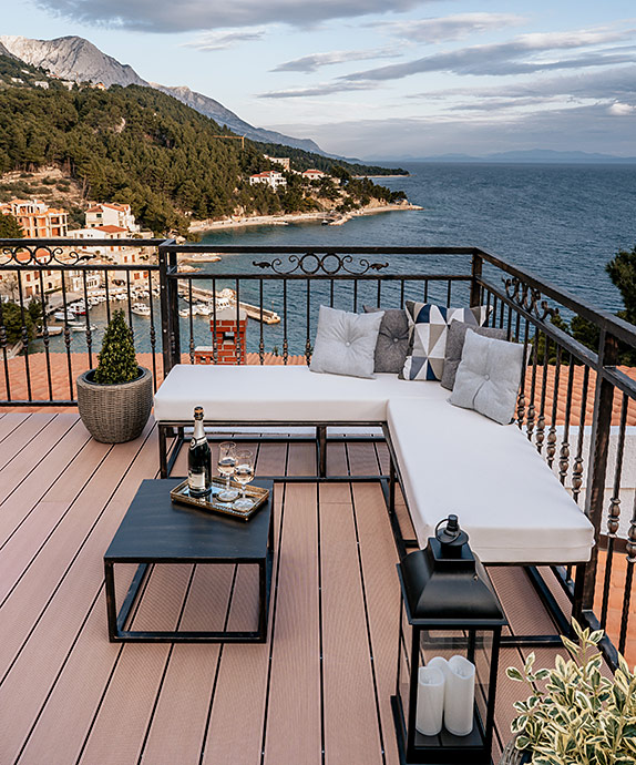 Villa Amore apartments, Brela - terrace