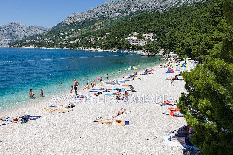 Beach Punta Rata in Brela