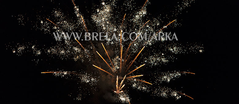 Fireworks in Brela