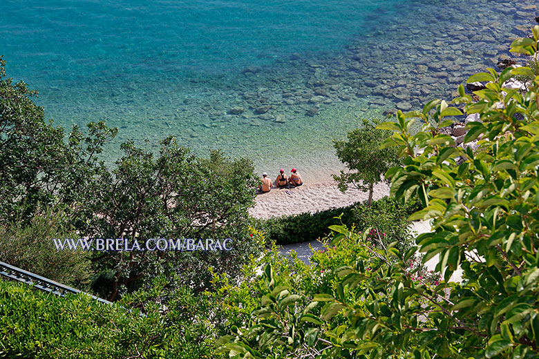 apartments Bara, Brela - balcony with sea view