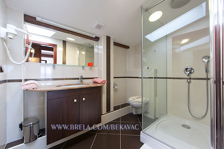 Villa Libertas, Brela - spacious, recent decorated bathroom