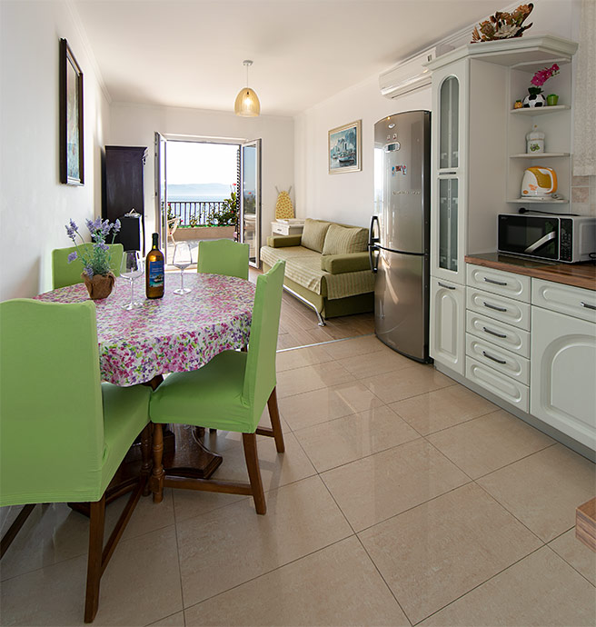 dining room - apartments Victoria, Brela