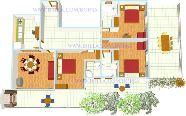 Wohnung Plan