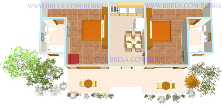 Wohnung Plan