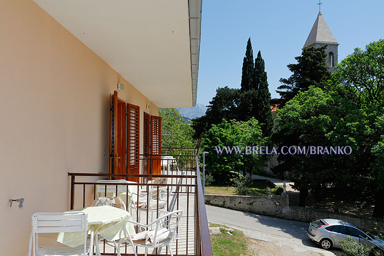 Apartments Branko, Brela - balcony