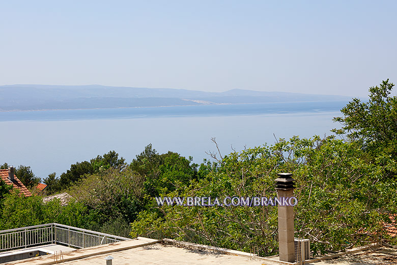 Apartments Branko, Brela - sea view