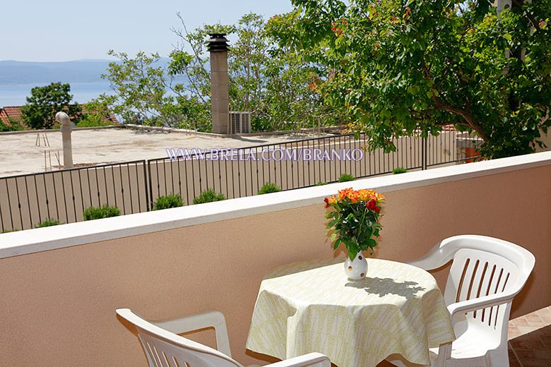 Apartments Branko, Brela - balcony