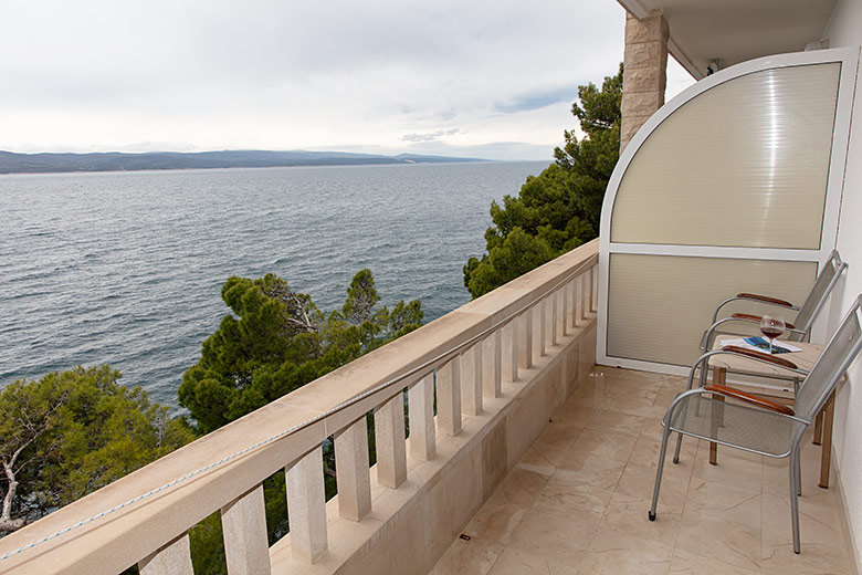 Apartments Brelasunshine, Brela - balcony with seaview