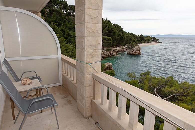 Apartments Brelasunshine, Brela - balcony with seaview