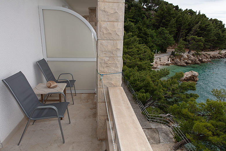 Apartments Brelasunshine, Brela - balcony with seaview