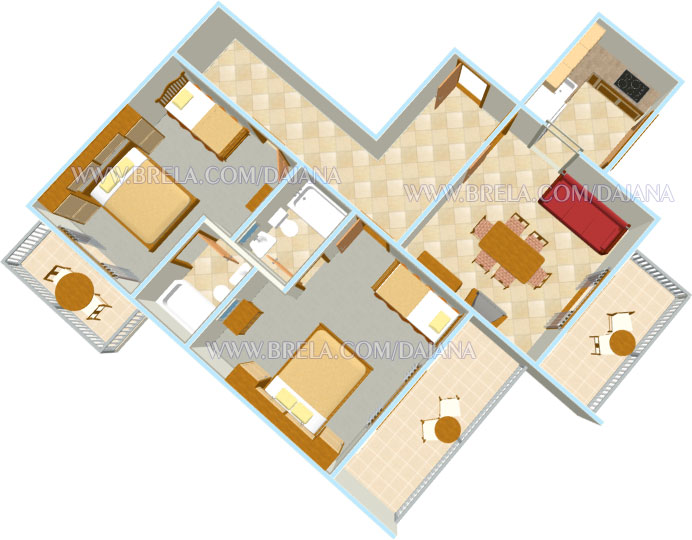 apartment's plan