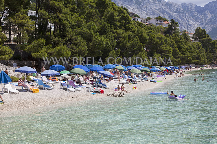 Croatia Brela Soline beach