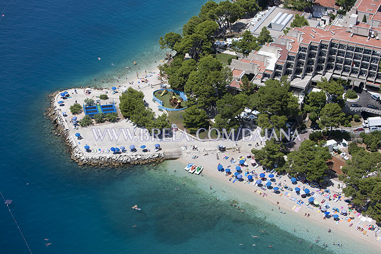 Croatia Brela hotel Soline beach