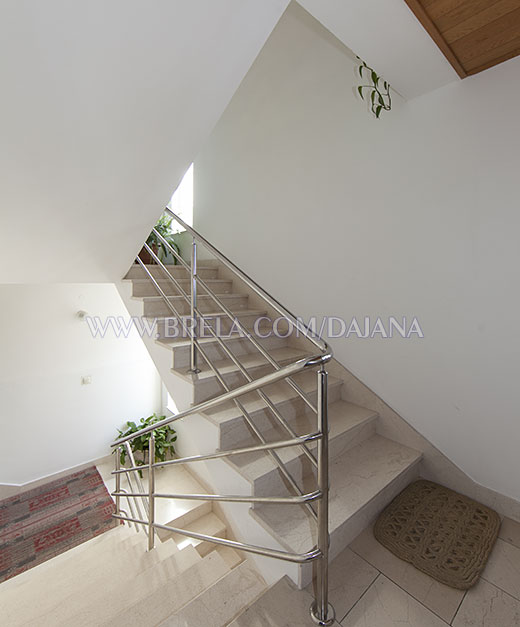 interior stairs in apartments Dajana, Brela Soline, Croatia