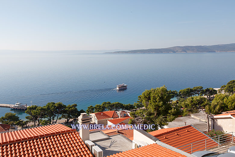 apartments Medi, Brela - sea view from balcony