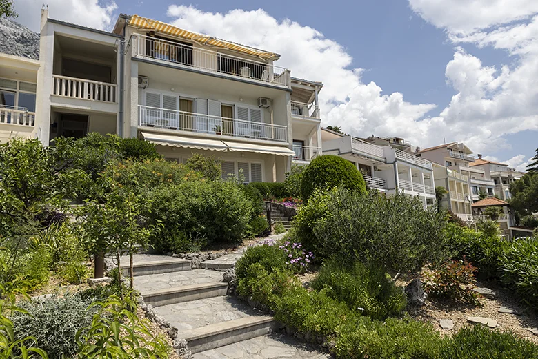 Apartments Pavica, aerial view