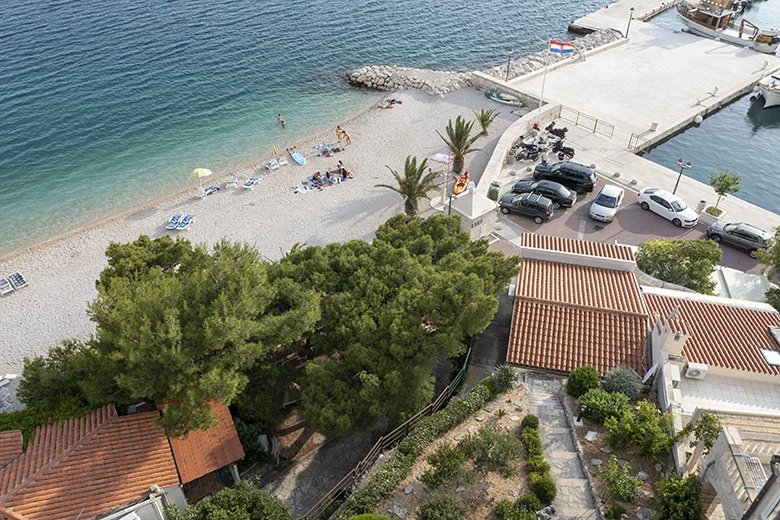 Apartments Pavica, aerial view