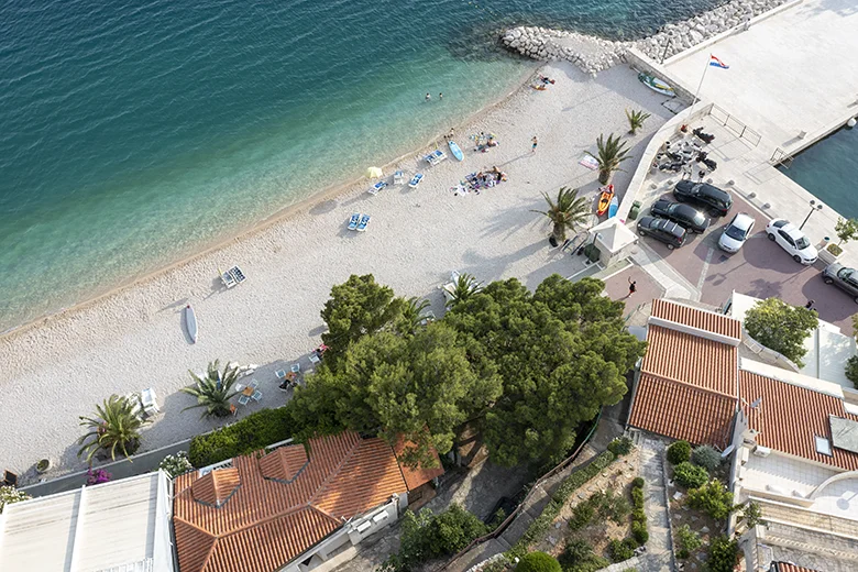 Apartments Pavica, aerial view