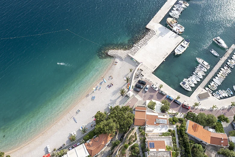 Apartments Pavica, aerial view