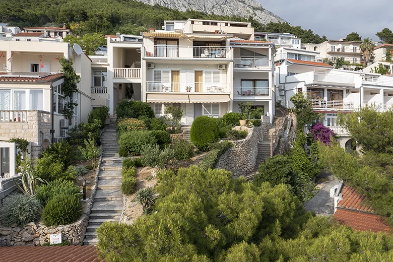 Apartments Pavica, aerial view