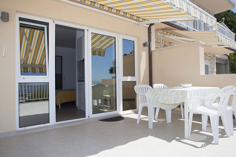 Apartments StoMarica, Brela - balcony with sea view