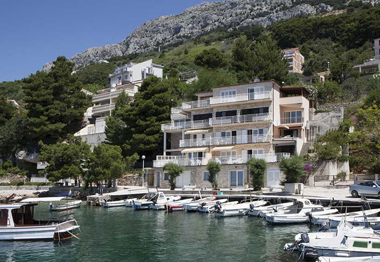 apartments StoMarica house, view from sea