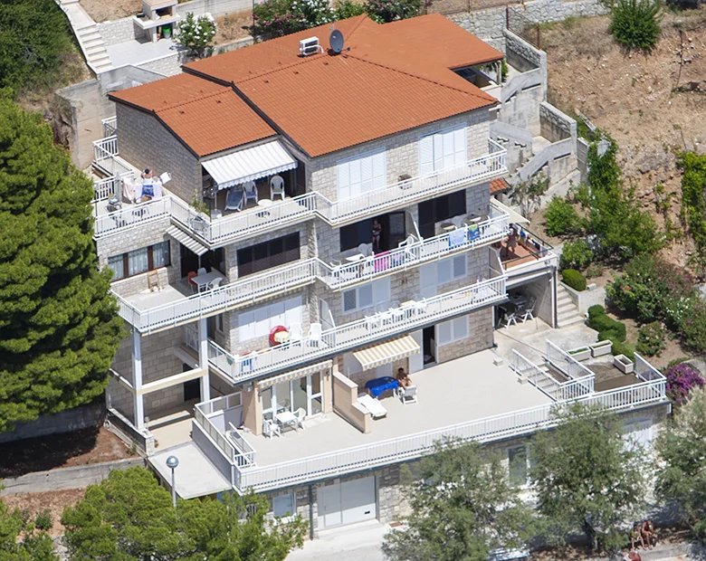 Apartments StoMarica, aerial view