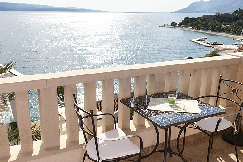 balcony with sea view