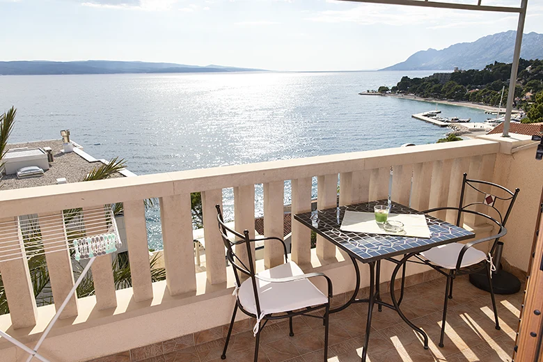 balcony with sea view