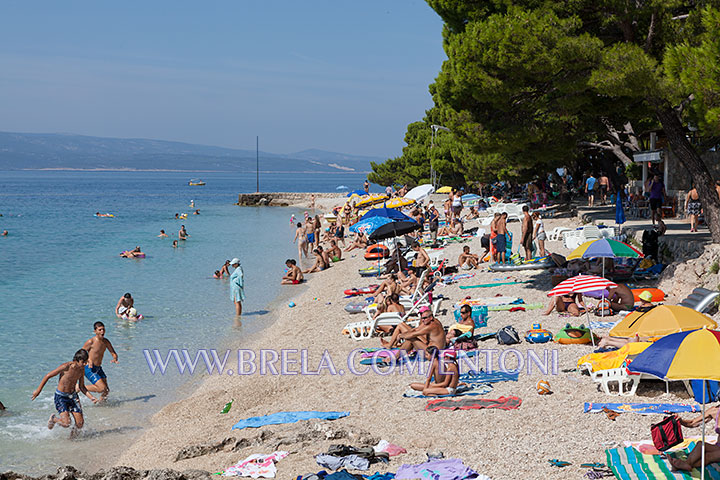 Beach Punta Rata in Brela