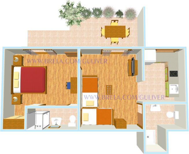 apartment's plan