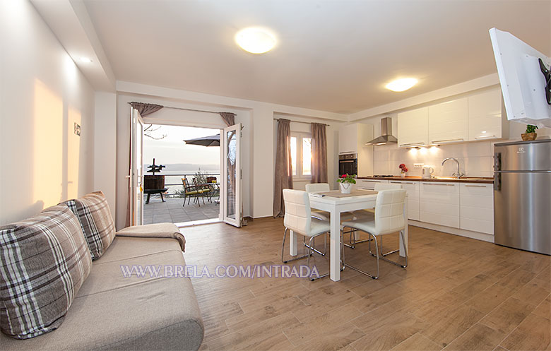 apartments Intrada, Brela - interior panoramic view