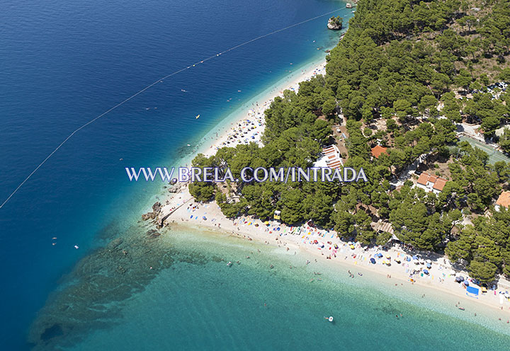 Punta Rata beach - aerial panorama