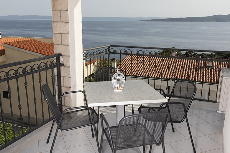 Apartments Marija, Brela - balcony with seaview