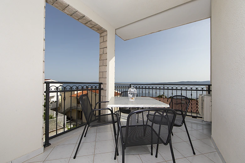 Apartments Marija, Brela - balcony with seaview